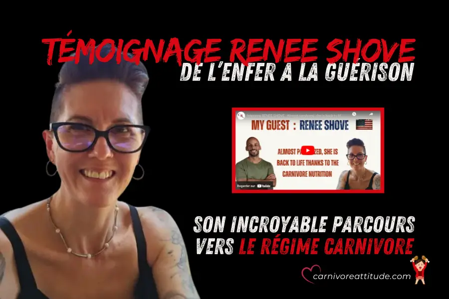 Carnivoreattitude.com Carnivore france Renee Shove Régime Carnivore, Maladies Auto Immunes, Guérison Naturelle, Alimentation Thérapeutique, Témoignage Santé, Rémission, Gastroparésie, Polyneuropathie, Inflammation Chronique, Nutrition Santé